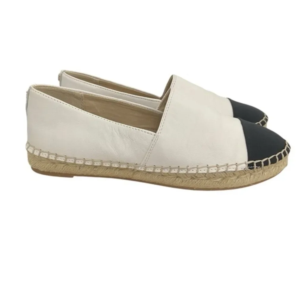 Sam Edelman Krissy Espadrille Leather Classic Chic Comfort Flat Shoes Size 7